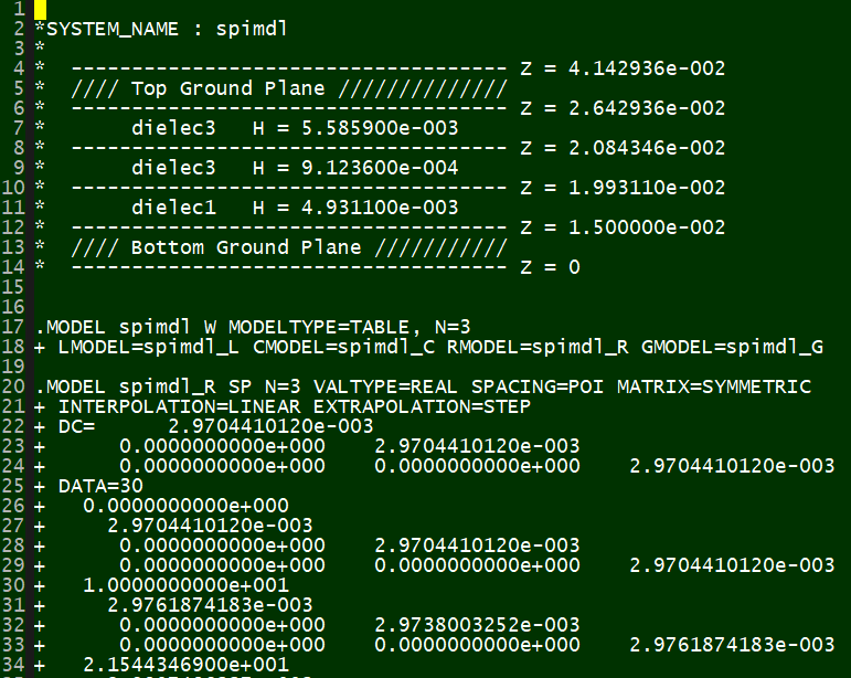 Tabular