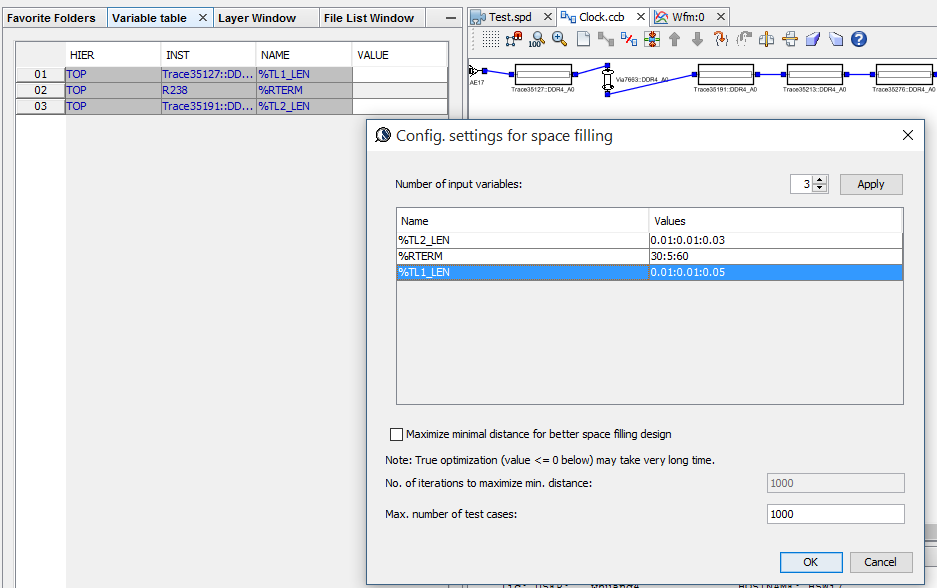 Defining what-if simulation plan